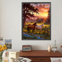 Load image into Gallery viewer, Forest Horse 40*50CM(Canvas) Full Round Drill Diamond Painting