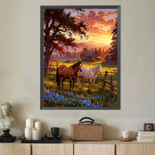 Load image into Gallery viewer, Forest Horse 40*50CM(Canvas) Full Round Drill Diamond Painting