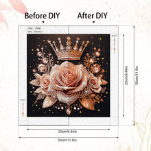 Load image into Gallery viewer, Dream Rose 30*30CM(Canvas) Partial Special Shaped Drill Diamond Painting