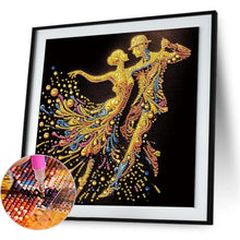 Load image into Gallery viewer, Elegantly Dancing Woman 30*30CM(Canvas) Partial Special Shaped Drill Diamond Painting