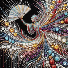 Load image into Gallery viewer, Elegantly Dancing Woman 30*30CM(Canvas) Partial Special Shaped Drill Diamond Painting