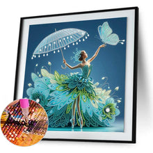 Load image into Gallery viewer, Beautiful Skirt Woman 30*30CM(Canvas) Partial Special Shaped Drill Diamond Painting