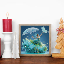 Load image into Gallery viewer, Beautiful Skirt Woman 30*30CM(Canvas) Partial Special Shaped Drill Diamond Painting