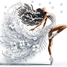 Load image into Gallery viewer, Beautiful Skirt Woman 30*30CM(Canvas) Partial Special Shaped Drill Diamond Painting