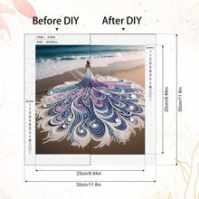 Load image into Gallery viewer, Beautiful Woman In A Skirt 30*30CM(Canvas) Partial Special Shaped Drill Diamond Painting