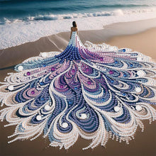 Load image into Gallery viewer, Beautiful Skirt Woman 30*30CM(Canvas) Partial Special Shaped Drill Diamond Painting