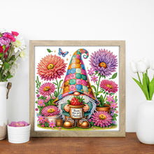 Load image into Gallery viewer, Flowers And Gnomes 30*30CM(Canvas) Partial Special Shaped Drill Diamond Painting