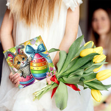 Load image into Gallery viewer, 6PCS DIY Easter Pattern Rhinestone Diamond Art Mosaic Postcards for Friends