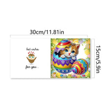 Load image into Gallery viewer, 6PCS DIY Easter Pattern Rhinestone Diamond Art Mosaic Postcards for Friends