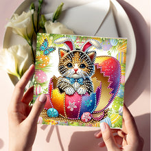 Load image into Gallery viewer, 6PCS DIY Easter Pattern Rhinestone Diamond Art Mosaic Postcards for Friends