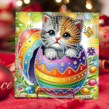 Load image into Gallery viewer, 6PCS DIY Easter Pattern Rhinestone Diamond Art Mosaic Postcards for Friends