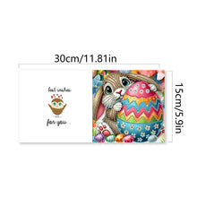Load image into Gallery viewer, 6PCS DIY Easter Pattern Rhinestone Diamond Art Mosaic Postcards for Friends
