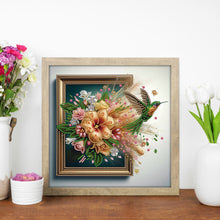 Load image into Gallery viewer, Hummingbird Out Of Frame 30*30CM(Canvas) Partial Special Shaped Drill Diamond Painting