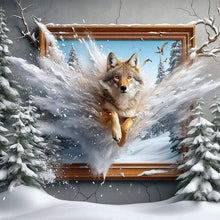 Load image into Gallery viewer, Wolf Out Of Frame 40*40CM(Picture) Full Square Drill Diamond Painting