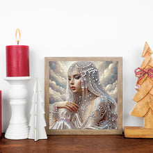 Load image into Gallery viewer, Elegant Lady-Woman 30*30CM(Canvas) Partial Special Shaped Drill Diamond Painting