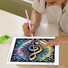 Load image into Gallery viewer, Piano Notes 30*30CM(Canvas) Partial Special Shaped Drill Diamond Painting