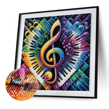 Load image into Gallery viewer, Piano Notes 30*30CM(Canvas) Partial Special Shaped Drill Diamond Painting