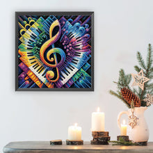 Load image into Gallery viewer, Piano Notes 30*30CM(Canvas) Partial Special Shaped Drill Diamond Painting