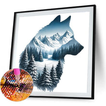 Load image into Gallery viewer, Wolf 30*30CM(Canvas) Full Round Drill Diamond Painting