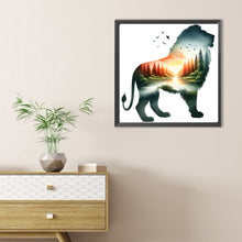 Load image into Gallery viewer, Lion 30*30CM(Canvas) Full Round Drill Diamond Painting