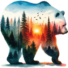 Load image into Gallery viewer, Polar Bear 30*30CM(Canvas) Full Round Drill Diamond Painting