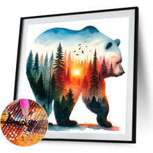 Load image into Gallery viewer, Polar Bear 30*30CM(Canvas) Full Round Drill Diamond Painting