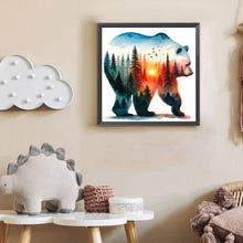Load image into Gallery viewer, Polar Bear 30*30CM(Canvas) Full Round Drill Diamond Painting