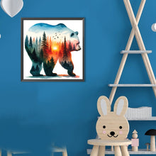 Load image into Gallery viewer, Polar Bear 30*30CM(Canvas) Full Round Drill Diamond Painting