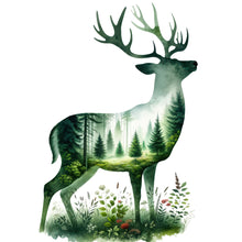 Load image into Gallery viewer, Deer 30*30CM(Canvas) Full Round Drill Diamond Painting