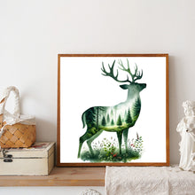 Load image into Gallery viewer, Deer 30*30CM(Canvas) Full Round Drill Diamond Painting