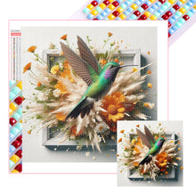Load image into Gallery viewer, Hummingbird Out Of Frame 40*40CM(Picture) Full Square Drill Diamond Painting