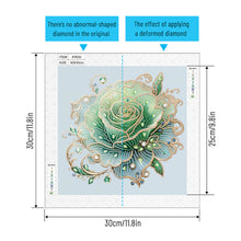 Load image into Gallery viewer, Flowers 30*30CM(Canvas) Partial Special Shaped Drill Diamond Painting