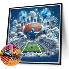 Load image into Gallery viewer, Dallas Cowboys Team 40*40CM(Canvas) Full Round Drill Diamond Painting