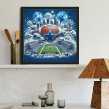 Load image into Gallery viewer, Dallas Cowboys Team 40*40CM(Canvas) Full Round Drill Diamond Painting
