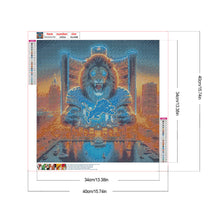 Load image into Gallery viewer, Detroit Lions Lion 40*40CM(Canvas) Full Round Drill Diamond Painting