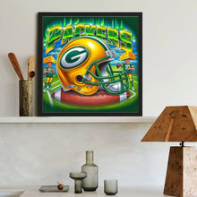 Load image into Gallery viewer, Green Bay Packers Team Helmet 40*40CM(Canvas) Full Round Drill Diamond Painting
