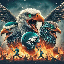 Load image into Gallery viewer, Philadelphia Eagles Team 40*40CM(Canvas) Full Round Drill Diamond Painting