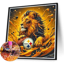 Load image into Gallery viewer, Pittsburgh Steelers Lions Team 40*40CM(Canvas) Full Round Drill Diamond Painting