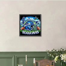 Load image into Gallery viewer, Seattle Seahawks Helmet Team 40*40CM(Canvas) Full Round Drill Diamond Painting