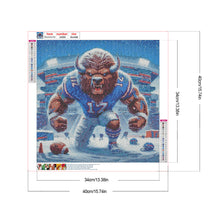 Load image into Gallery viewer, Buffalo Bills Team 40*40CM(Canvas) Full Round Drill Diamond Painting
