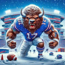 Load image into Gallery viewer, Buffalo Bills Team 40*40CM(Canvas) Full Round Drill Diamond Painting