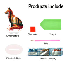 Load image into Gallery viewer, Acrylic Special Shape Fox 5D DIY Diamond Painting Art Tabletop Decorations