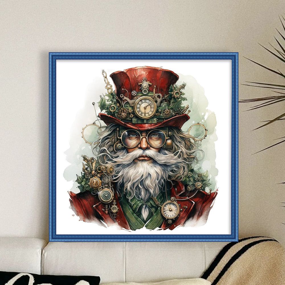 Steampunk Old Man - Full 11CT Counted Cross Stitch 50x50CM - Yishu