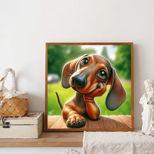 Load image into Gallery viewer, Dachshund-Dog 40*40CM(Canvas) Full Round Drill Diamond Painting