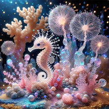 Load image into Gallery viewer, Seahorse Seaweed 40*40CM(Canvas) Full Round Drill Diamond Painting
