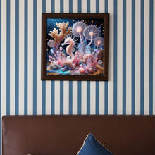 Load image into Gallery viewer, Seahorse Seaweed 40*40CM(Canvas) Full Round Drill Diamond Painting