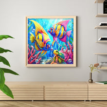 Load image into Gallery viewer, Butterfly Fish 40*40CM(Canvas) Full Round Drill Diamond Painting