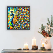 Load image into Gallery viewer, Peacock 30*30CM(Canvas) Partial Special Shaped Drill Diamond Painting