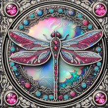 Load image into Gallery viewer, Dragonfly 30*30CM(Canvas) Partial Special Shaped Drill Diamond Painting