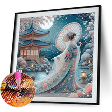 Load image into Gallery viewer, Japanese Geisha Beauty 40*40CM(Canvas) Full Round Drill Diamond Painting